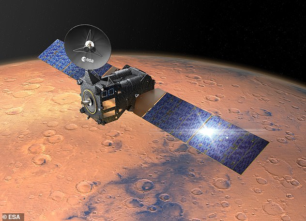 TGO (nella foto qui in impressione d'artista) è arrivato su Marte nel 2016 e ha iniziato la sua missione scientifica completa nel 2018