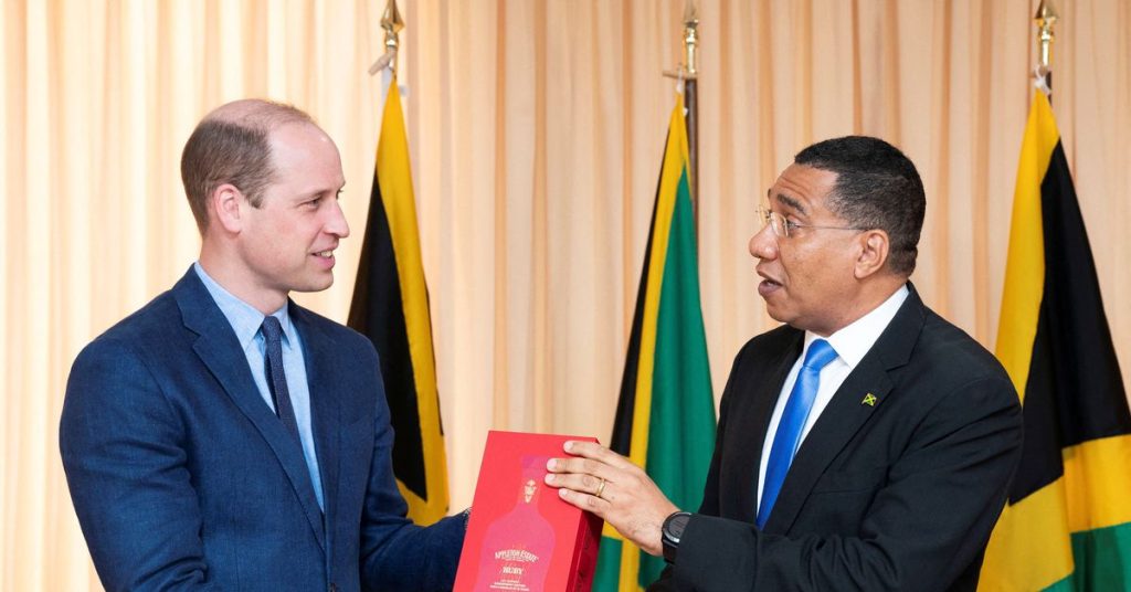 Il primo ministro giamaicano afferma che l'isola britannica della famiglia reale vuole l'indipendenza