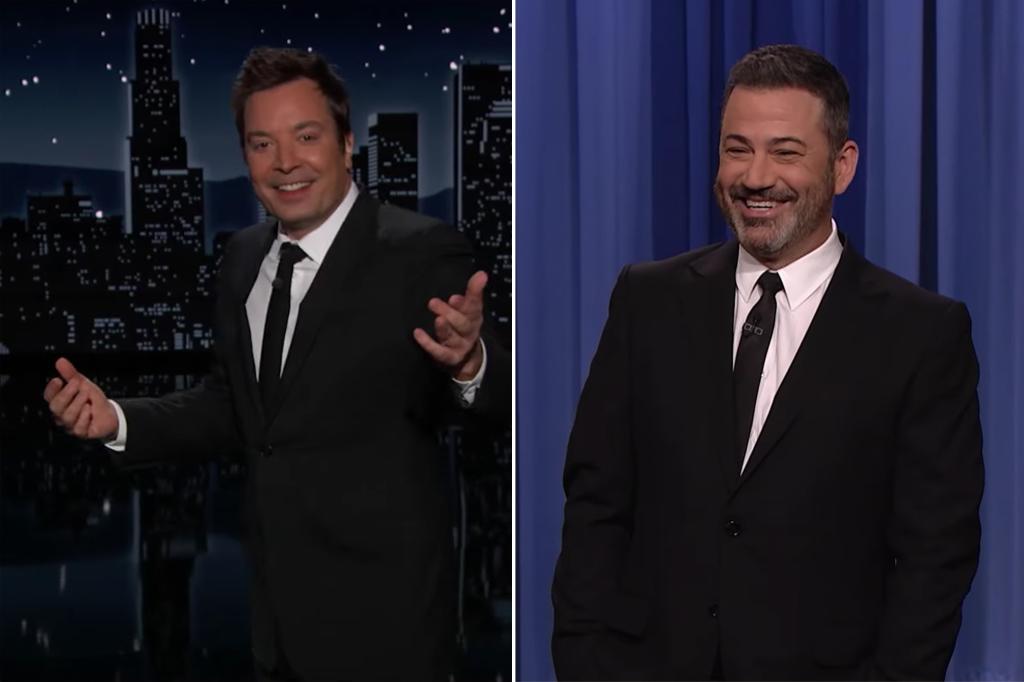 Jimmy Kimmel e Jimmy Fallon si scambiano spettacoli a tarda notte in uno scherzo del pesce d'aprile