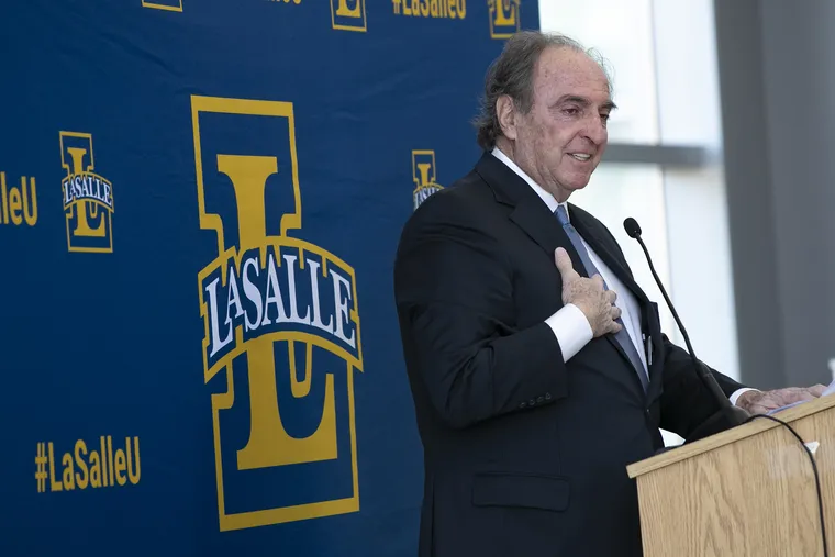 Fran Dunphy spoke in February when he was inducted into La Salle's Hall of Athletes.