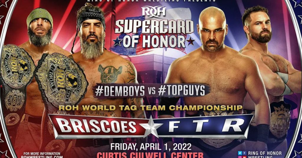 Risultati in tempo reale della ROH Supercard of Honor 2022: l'inizio del regno di Tony Kahn