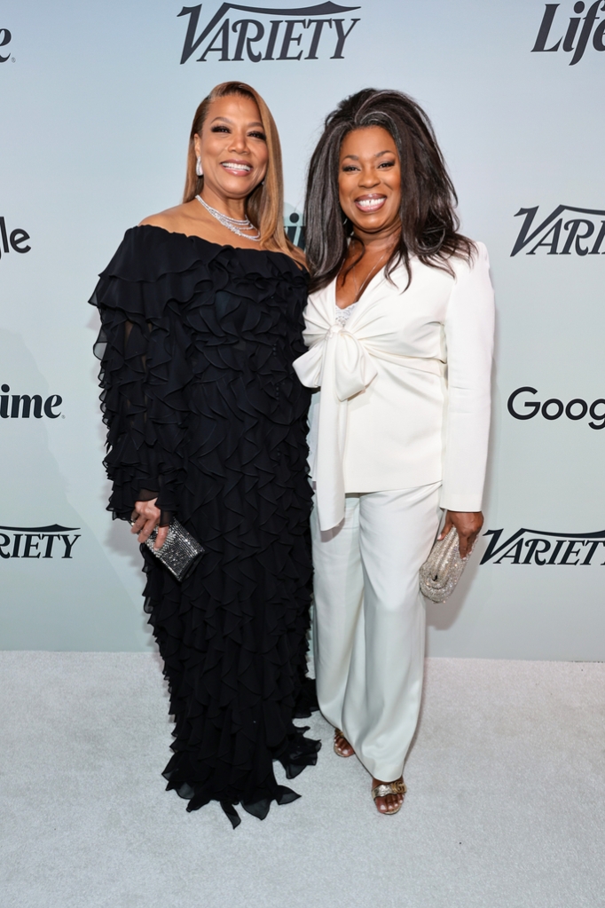 NEW YORK, NY - 5 maggio: Queen Latifah e Lauren Toussaint partecipano all'evento Variety's 2022 Power of Women: New York presentato da Lifetime alla Glasshouse il 5 maggio 2022 a New York City.  (Foto di Jimmy McCarthy/Getty Images per Variety)