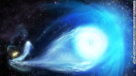 Il buco nero della Via Lattea ha causato l'espulsione di una stella dalla nostra galassia