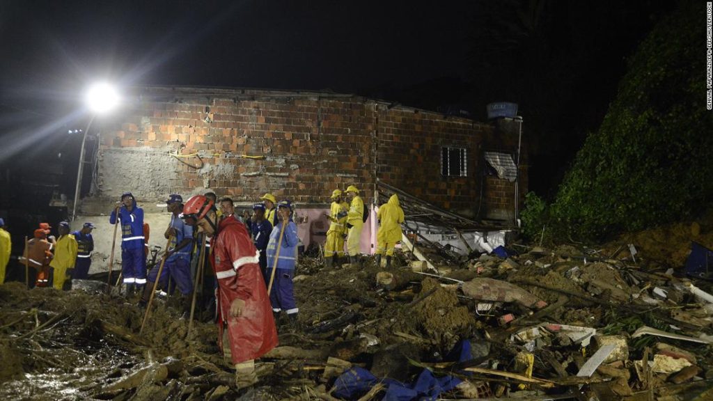 Una forte pioggia uccide 56 persone nel nord-est del Brasile