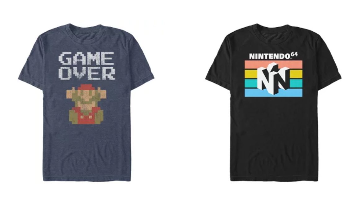 Immagini di magliette firmate Nintendo