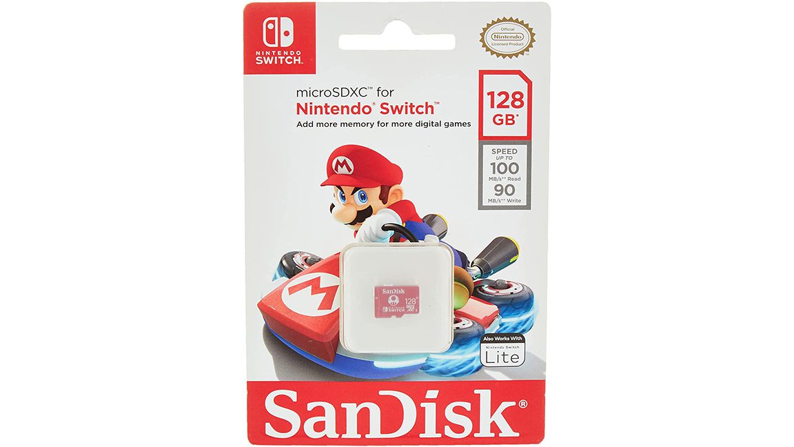 Immagine della scheda SD SanDisk per Nintendo Switch