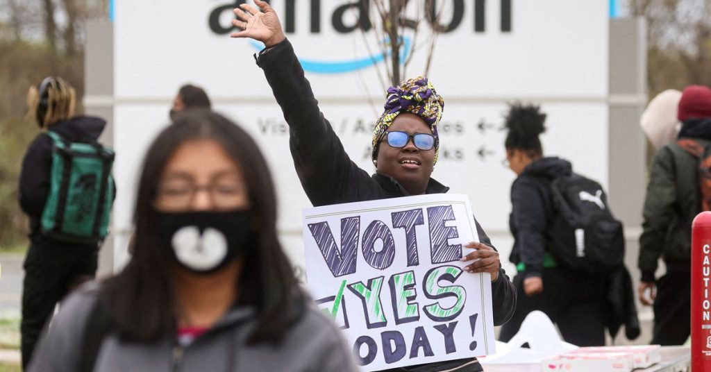 Amazon sente che potrebbe ribaltare il voto sindacale di New York