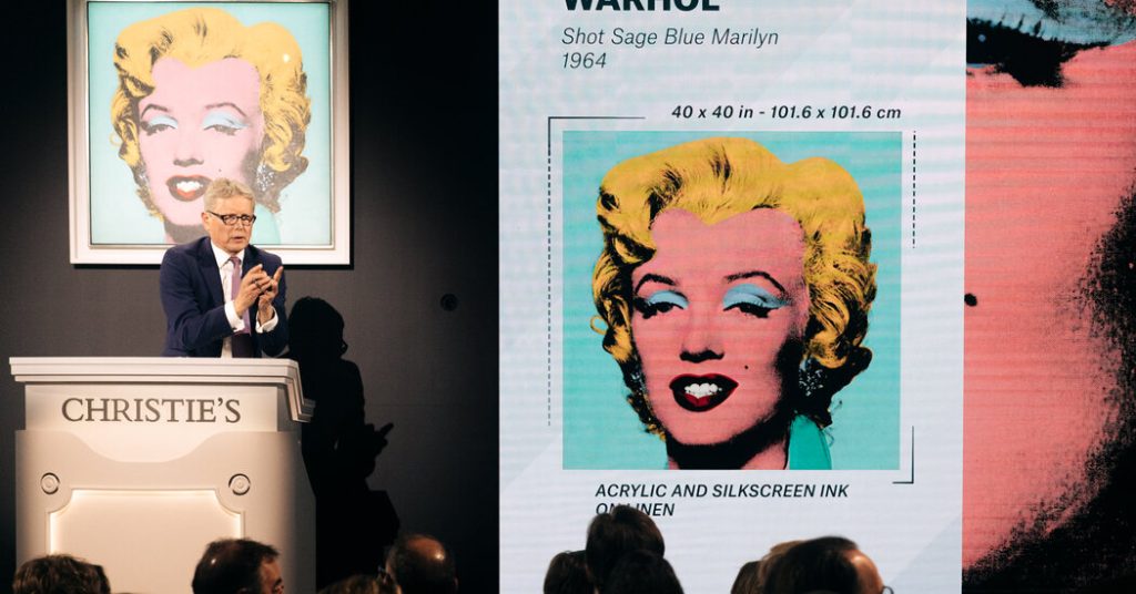 Marilyn Warhol, $ 195 milioni, record d'asta infranto dall'artista americano