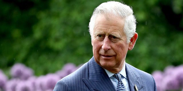 LONDRA, INGHILTERRA - 17 MAGGIO: Il principe Carlo, principe di Galles tra gli Alums durante una visita ai Kew Gardens il 17 maggio 2017 a Londra, Inghilterra. 