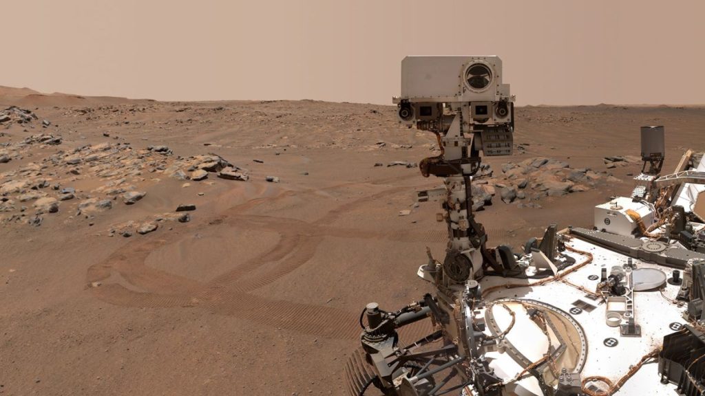 Sensore vento della sonda Marte Perseverance danneggiato dalla ghiaia