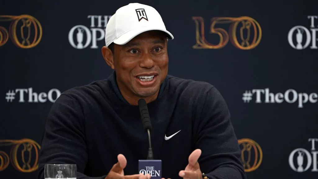 Tiger Woods condanna Greg Norman, Leaf Golf al British Open