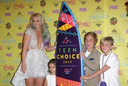Britney Spears con i Kids Teen Choice Awards, sala stampa, Los Angeles, USA - 16 agosto 2015