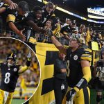 I fan degli Steelers inondano Kenny Beckett di canti al debutto drammatico