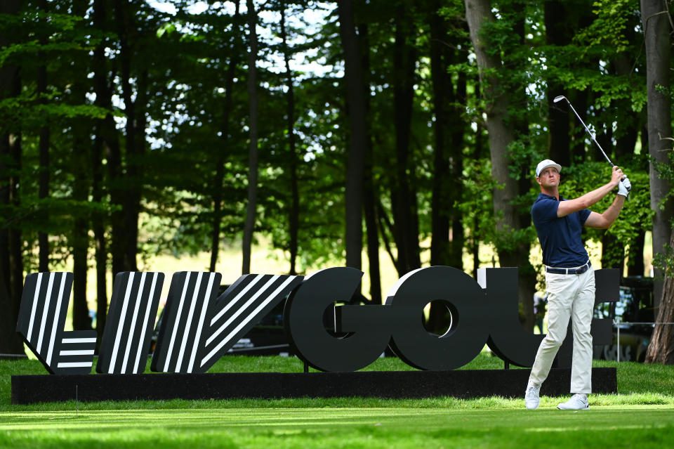 Hudson Swafford è uno dei tre giocatori di golf Leaf che cercano di competere nei playoff della FedEx Cup di questa settimana.  (Joe Maher/Live Golf/Getty Images)