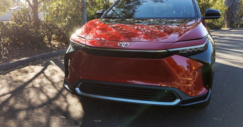 Toyota offre di riacquistare il suo SUV bZ4X