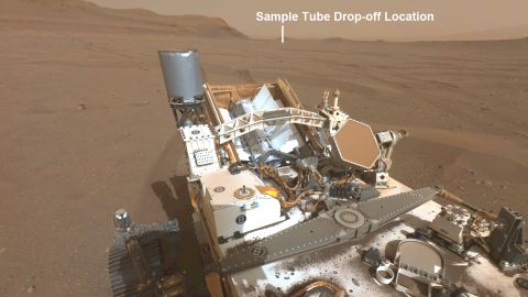 Il rover stava esplorando un potenziale sito di rilascio per i suoi campioni nascosti.