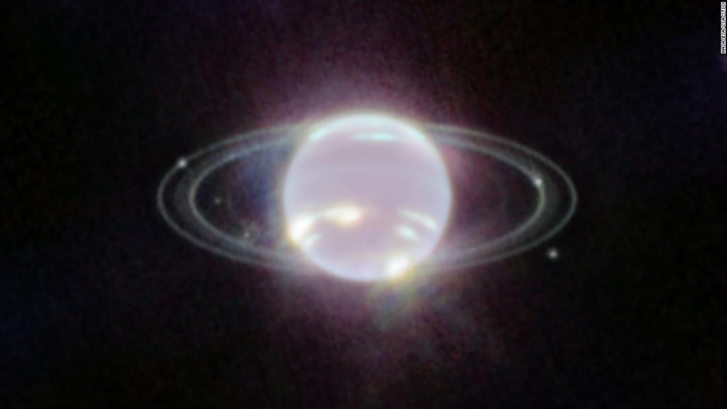 Il telescopio spaziale James Webb cattura immagini nitide di Nettuno e dei suoi anelli