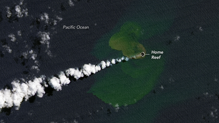 Una nuova isola è emersa dall'Oceano Pacifico, ma potrebbe presto scomparire: NPR
