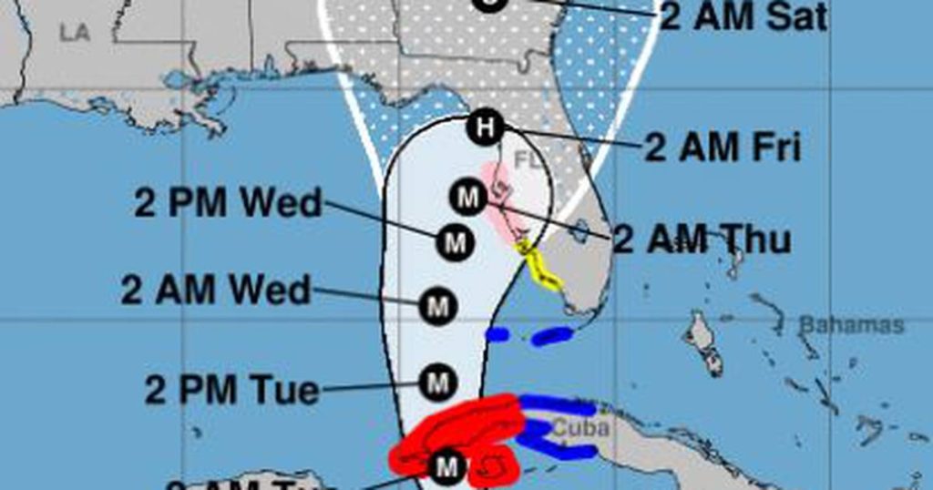 Si forma l'uragano Ian;  Parte della costa occidentale della Florida sotto la sorveglianza degli uragani