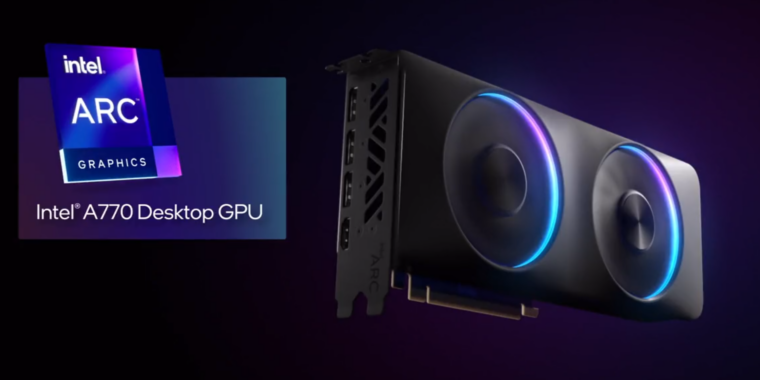 Intel: "La legge di Moore non è morta" poiché la GPU Arc A770 costa $ 329