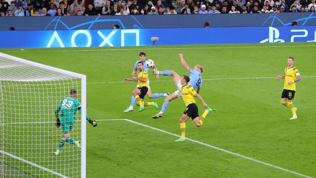 Il gol di Erling Haaland per il Manchester City è stato di Johan Cruyff e Zlatan Ibrahimovic