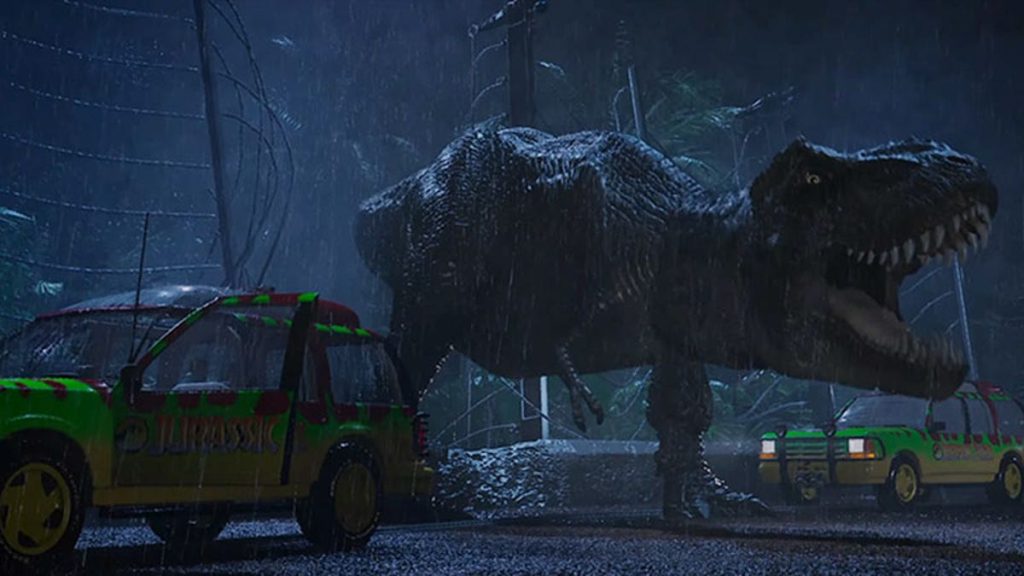 La classica scena di Jurassic Park è stata ricreata nel gioco PlayStation