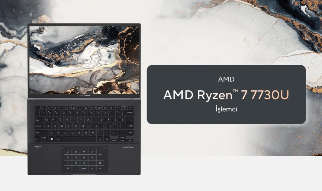 ASUS Zenbook 14 ha confermato di avere un processore AMD Ryzen 7 7730U con core "Zen3"
