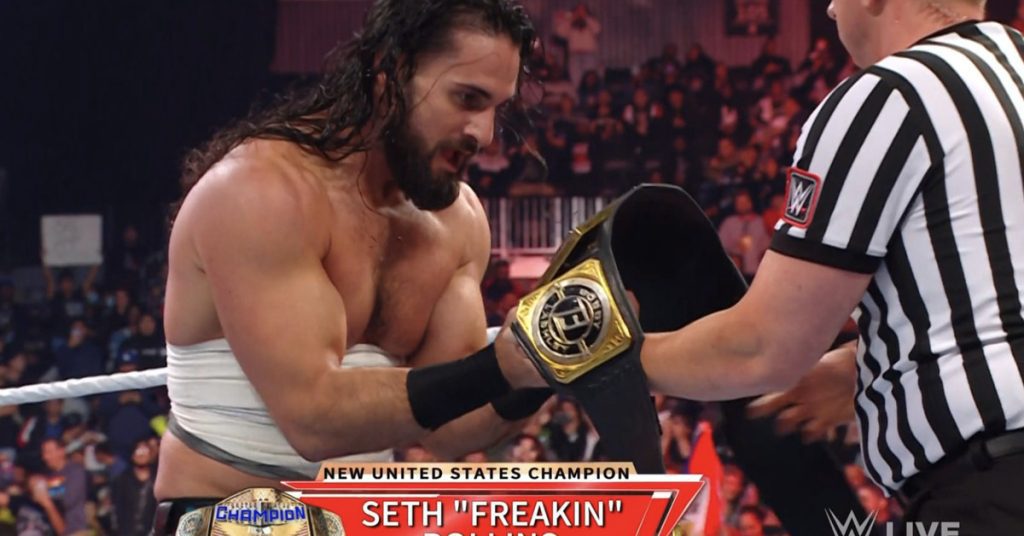 Seth Rollins vince il campionato degli Stati Uniti