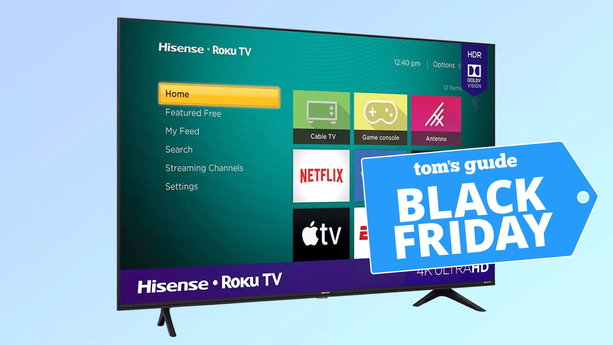 Hisense 4K TV con tag Deal Guida di Tom