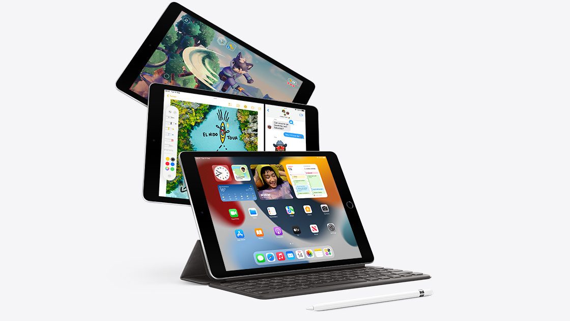 Colpo del prodotto Apple iPad da 10,2 pollici