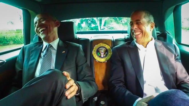 Jerry Seinfeld ha visitato la Casa Bianca per intervistare il presidente Barack Obama.