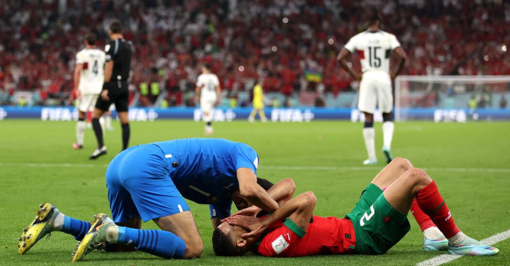Il Marocco mette a segno un'altra sorpresa eliminando il Portogallo e ponendo fine alla carriera di Ronaldo